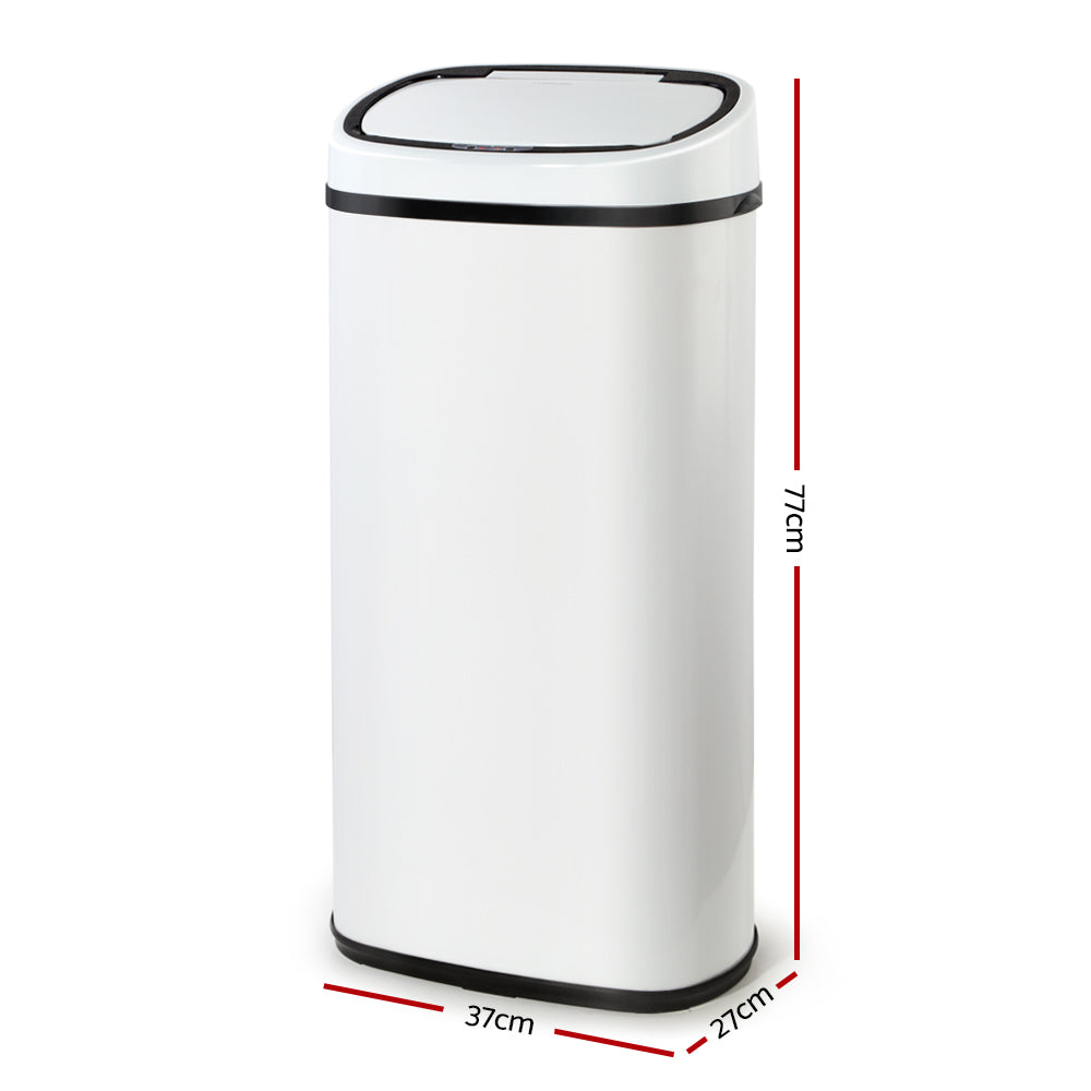 Odour Free Sensor Bin 68L - White