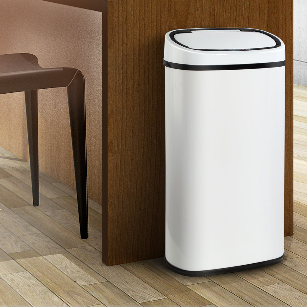 Odour Free Sensor Bin 68L - White