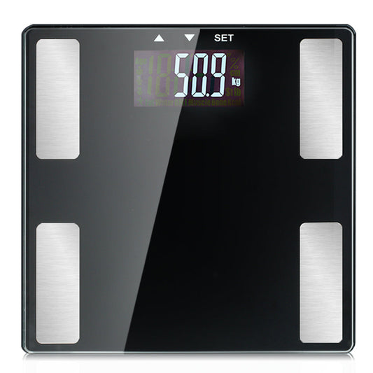 Digital Bathroom Scale with BMI Cal 180KG - Black