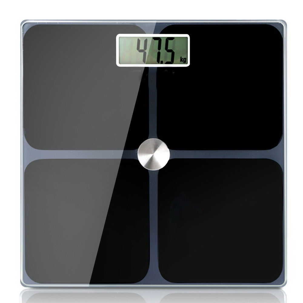 Digital Bathroom Scale 180KG - Black