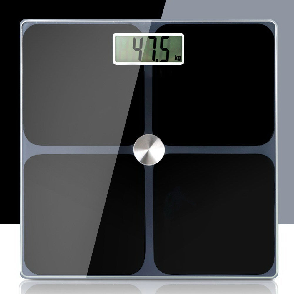 Digital Bathroom Scale 180KG - Black