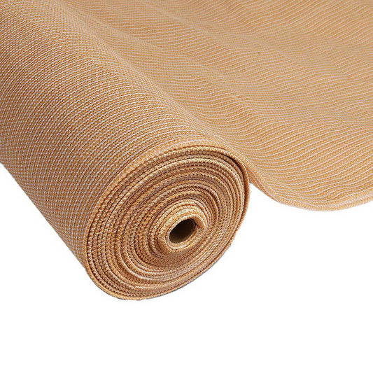 Sun Shade Cloth Sail Garden Roll Mesh Beige 175GSM - 1.83x20m