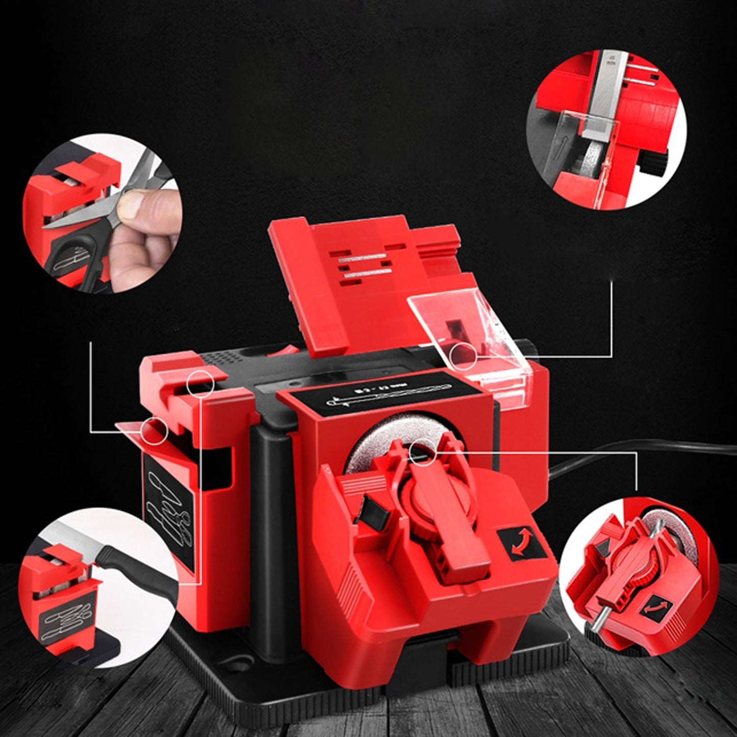 Electric Multifunctional Tool Sharpener - 96W