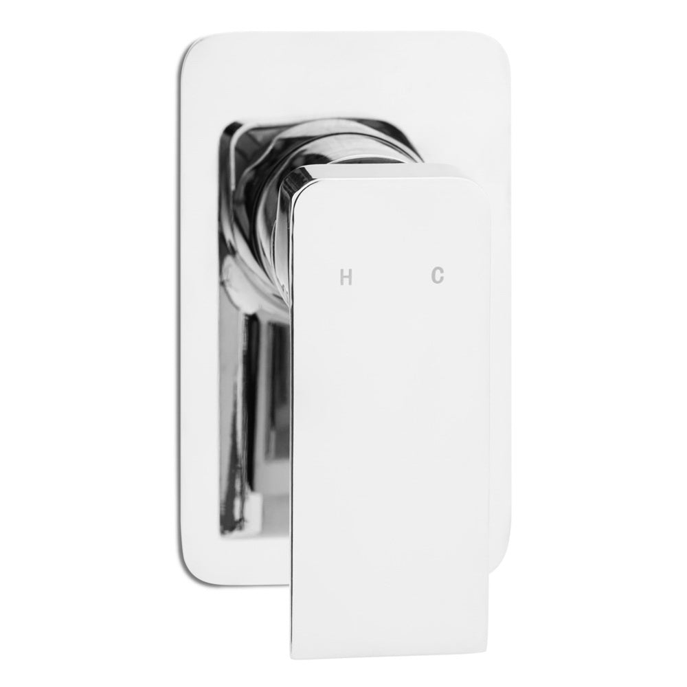 10'' Rain Shower Head Mixer Square Handheld High Pressure Wall Chrome