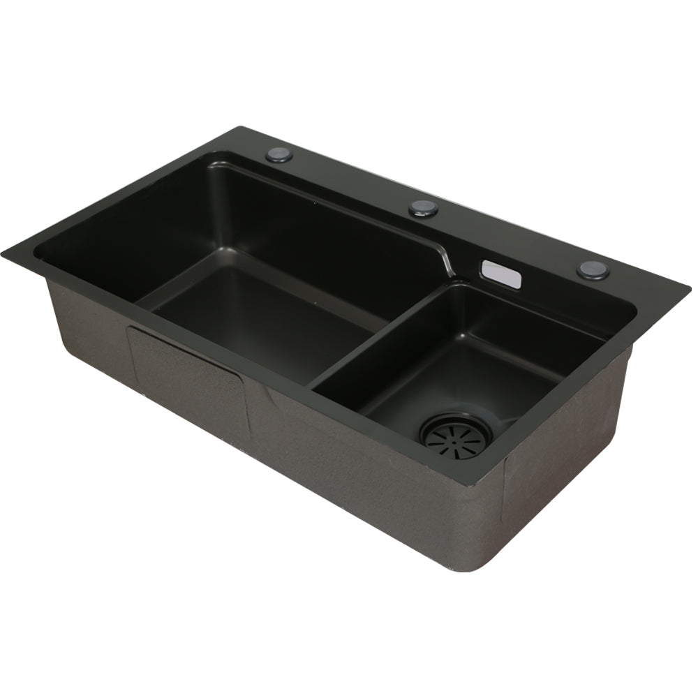 Kitchen Sink Basin Stainless Steel Under Top Flush Mount Bowl 750X450MM