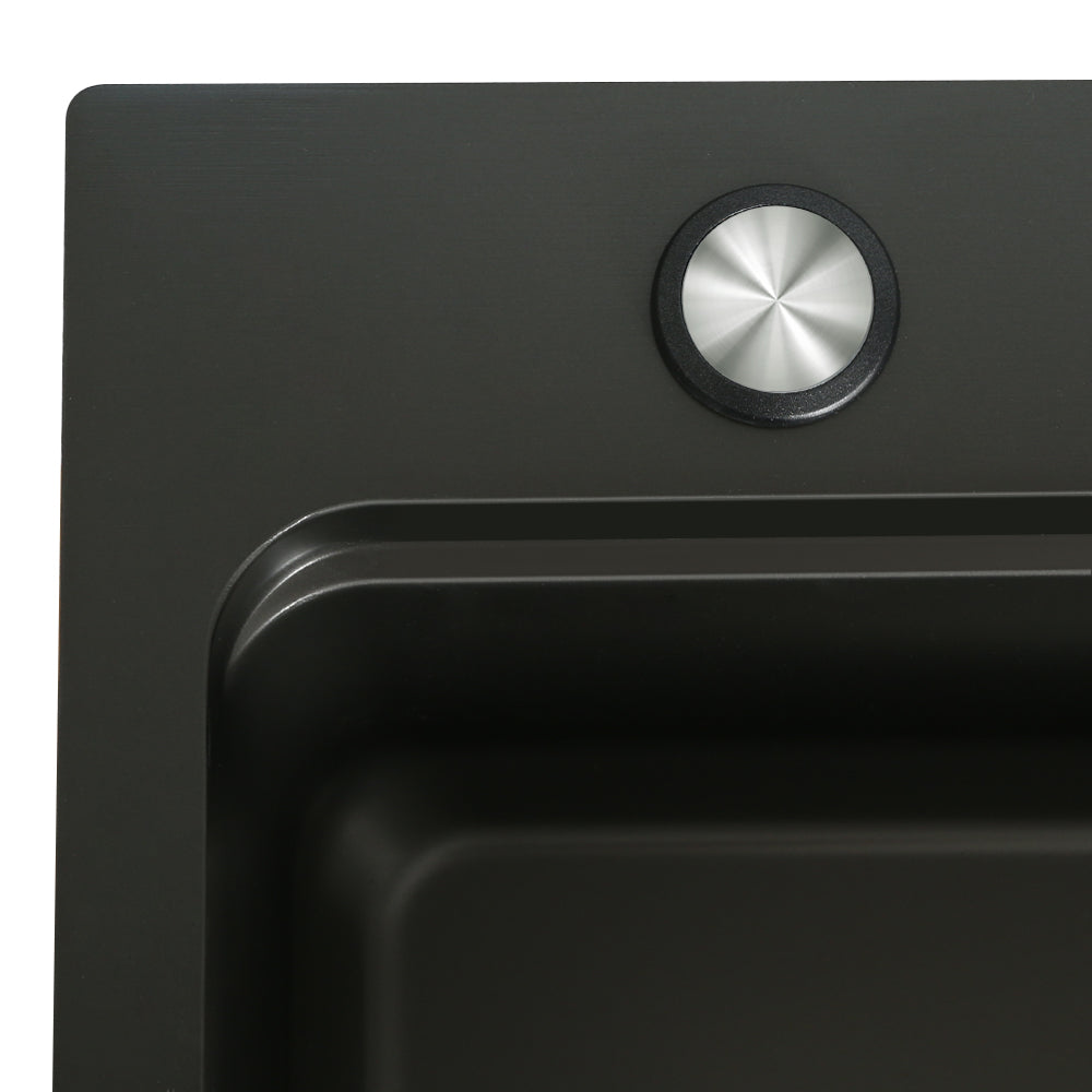 Kitchen Sink Basin Stainless Steel Under Top Flush Mount Bowl 750X450MM