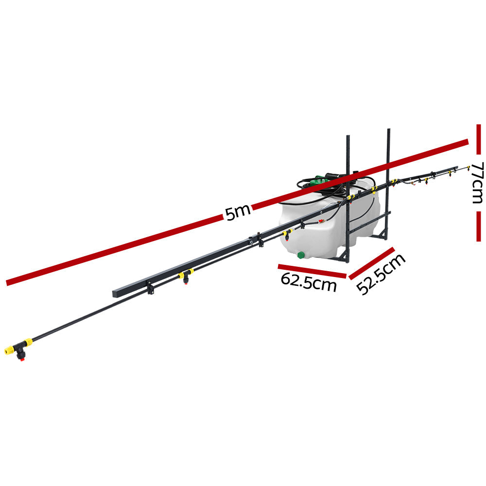 Weed Sprayer Spray Tank Trailer Tractor ATV 5M - 100L