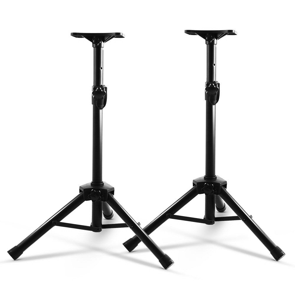 Adjustable 120CM Speaker Stand - Black - Set of 2