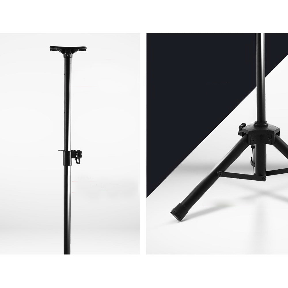 Adjustable 120CM Speaker Stand - Black - Set of 2