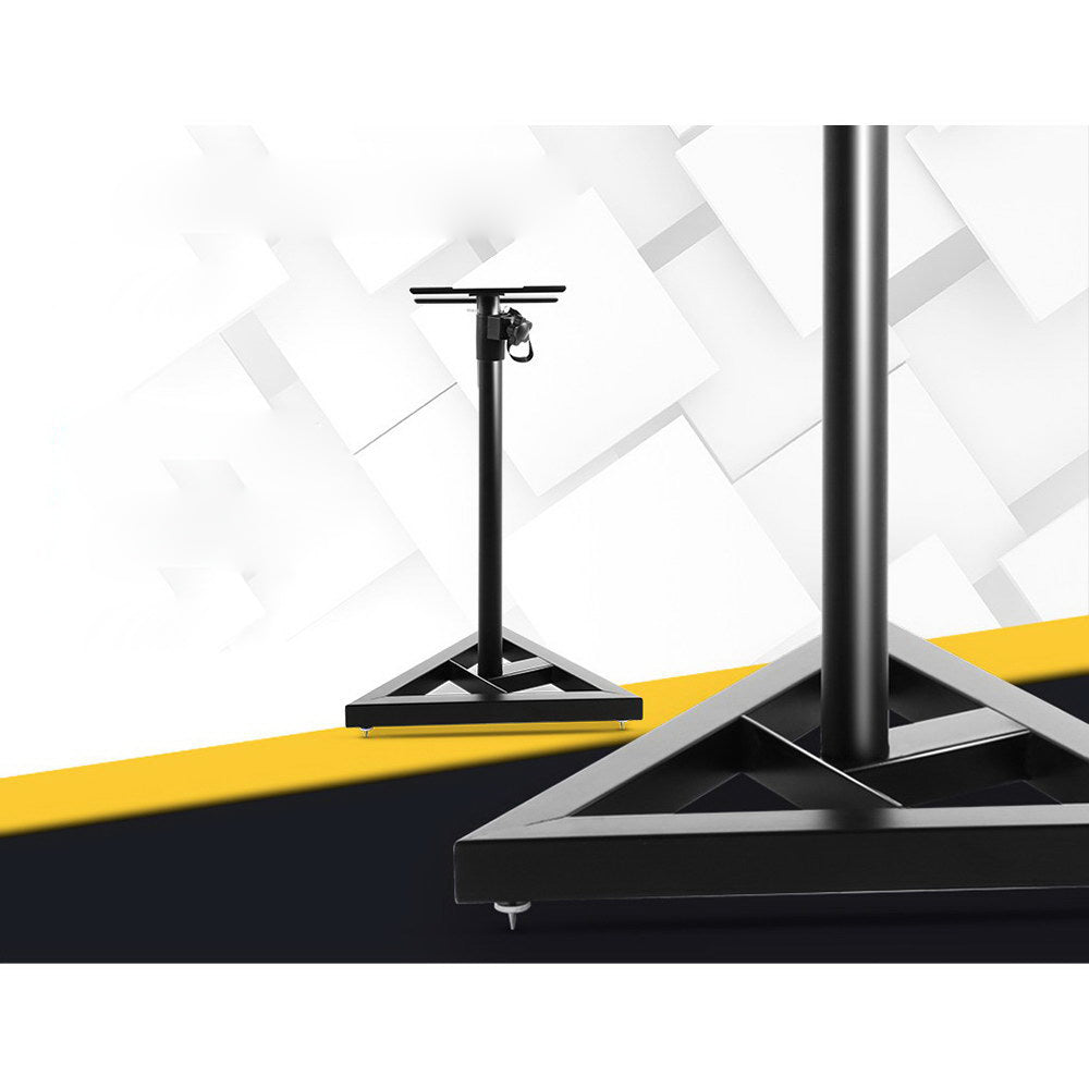 Surround Sound Speaker Stand Set of 2 120CM  - Black