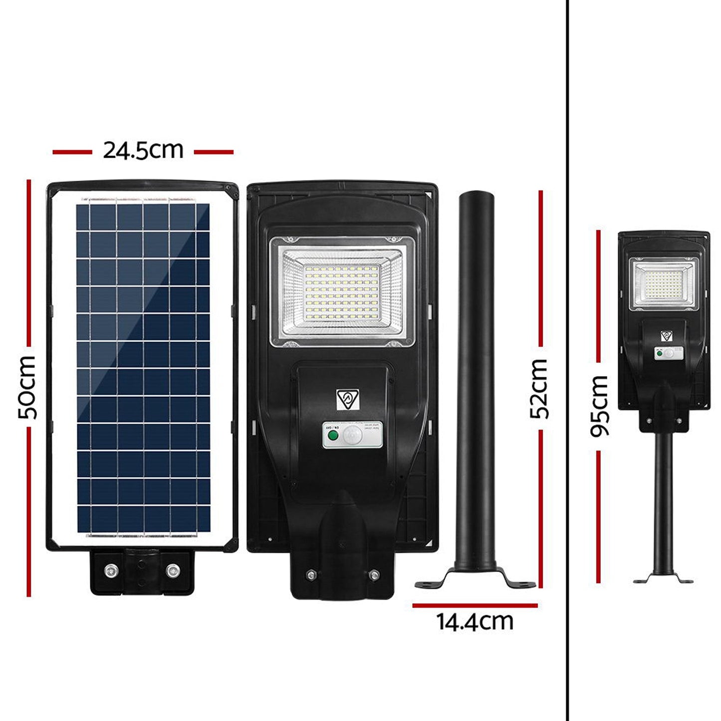 LED Solar Street Flood Light Motion Sensor Light - 90W