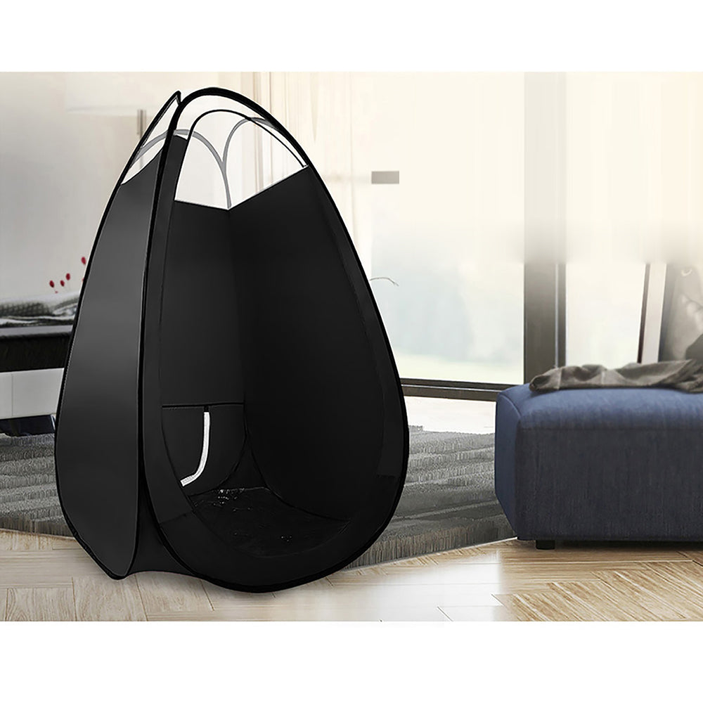 Portable Pop Up Tanning Tent - Black