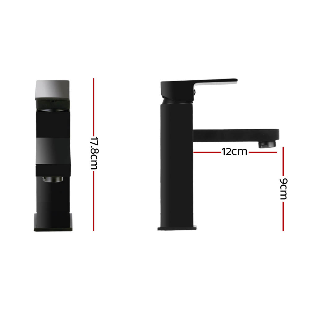 Basin Mixer Tap Faucet Bathroom Vanity Counter Top Brass Black