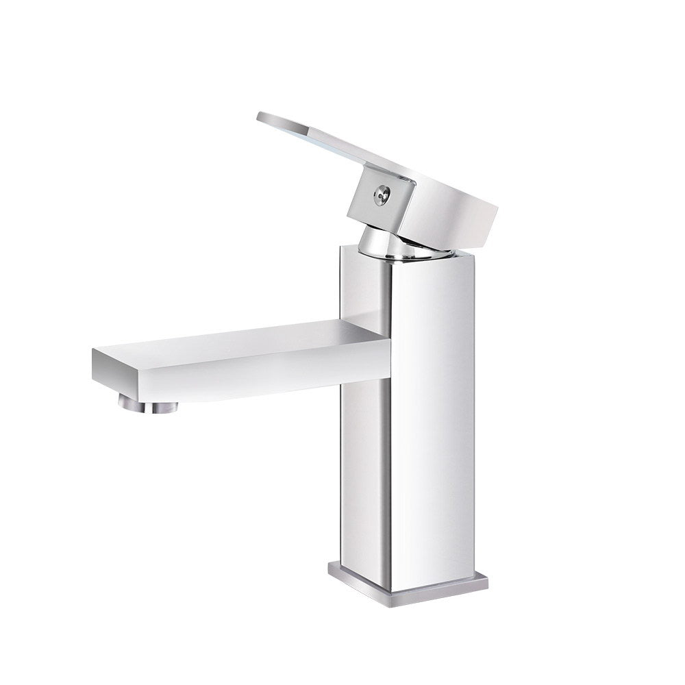 Basin Mixer Tap Faucet Bathroom Vanity Counter Top WELS Standard Brass Silver