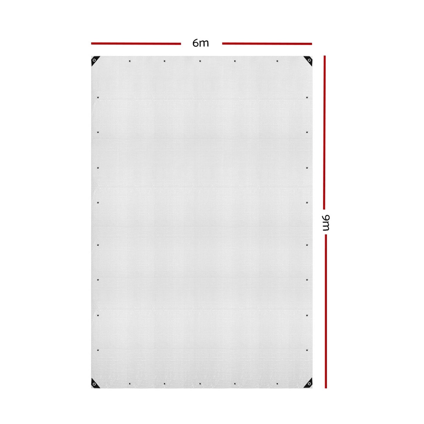Heavy Duty Poly Tarp - 135gsm 6x9m