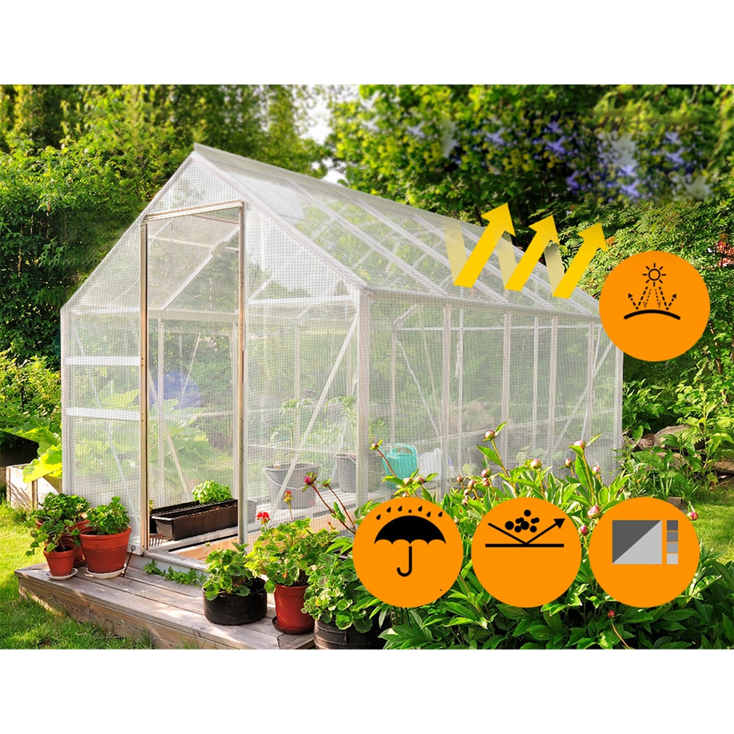 Heavy Duty Poly Tarp - 135gsm 6x9m