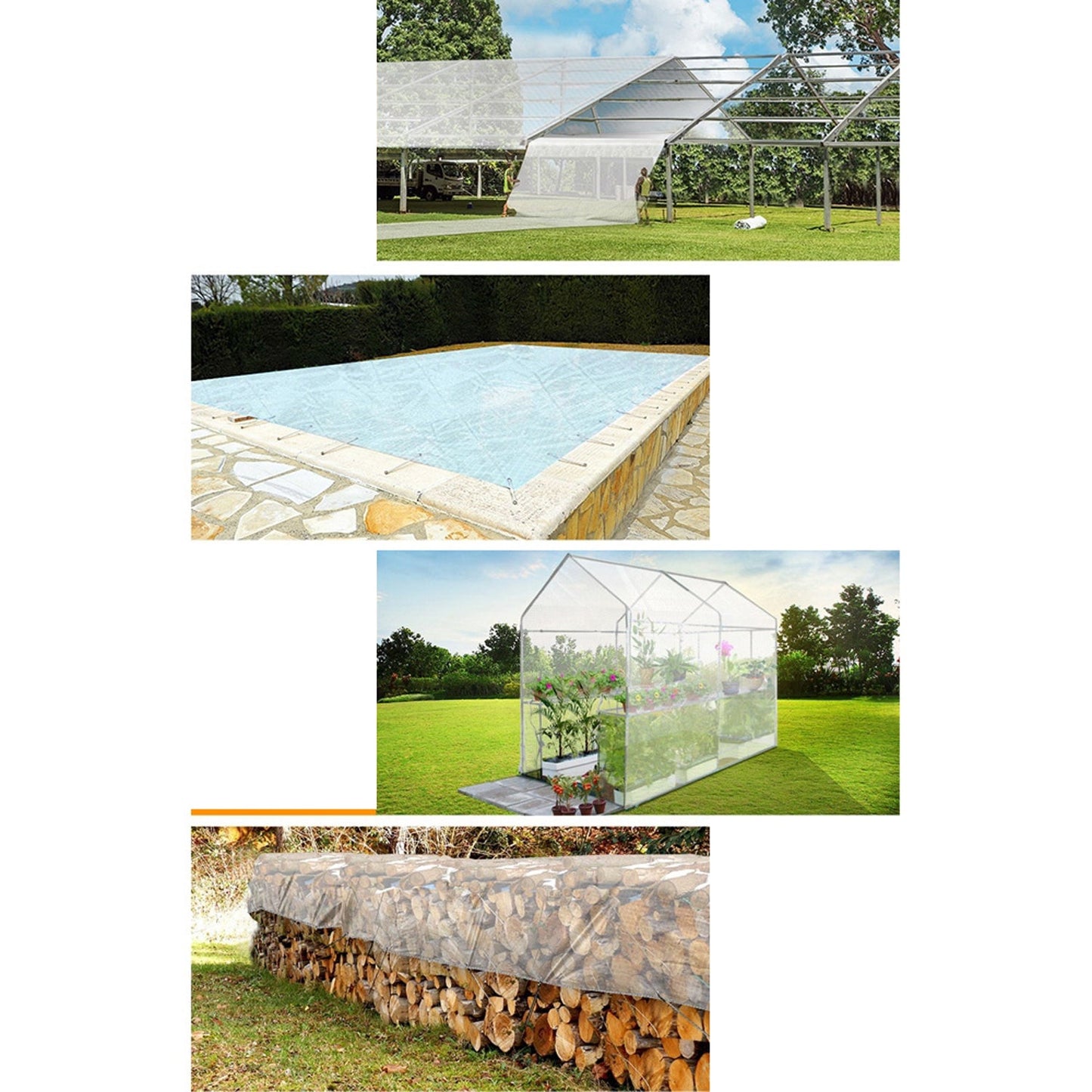 Heavy Duty Poly Tarp - 135gsm 6x9m