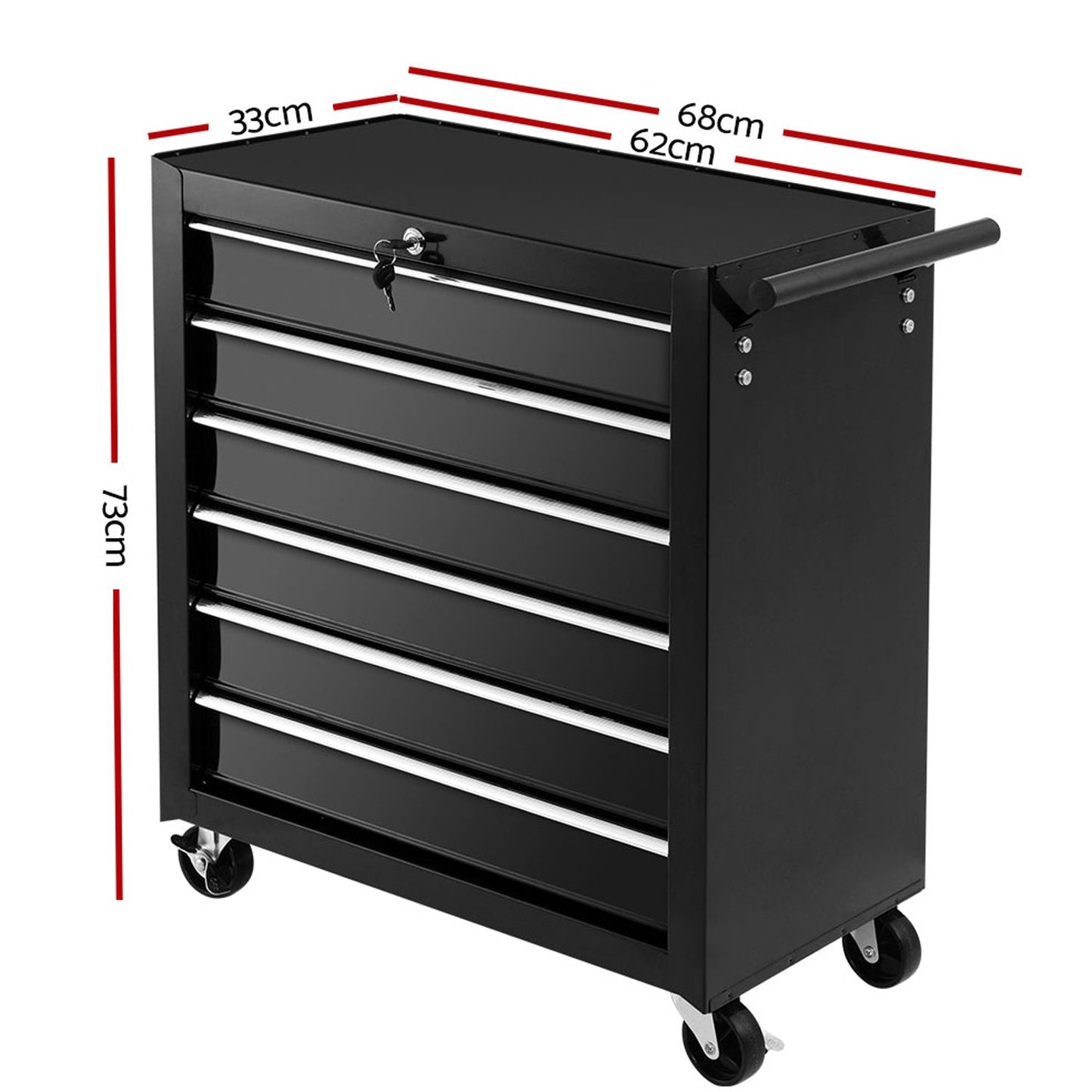 Tool Box Trolley - 6 Drawers