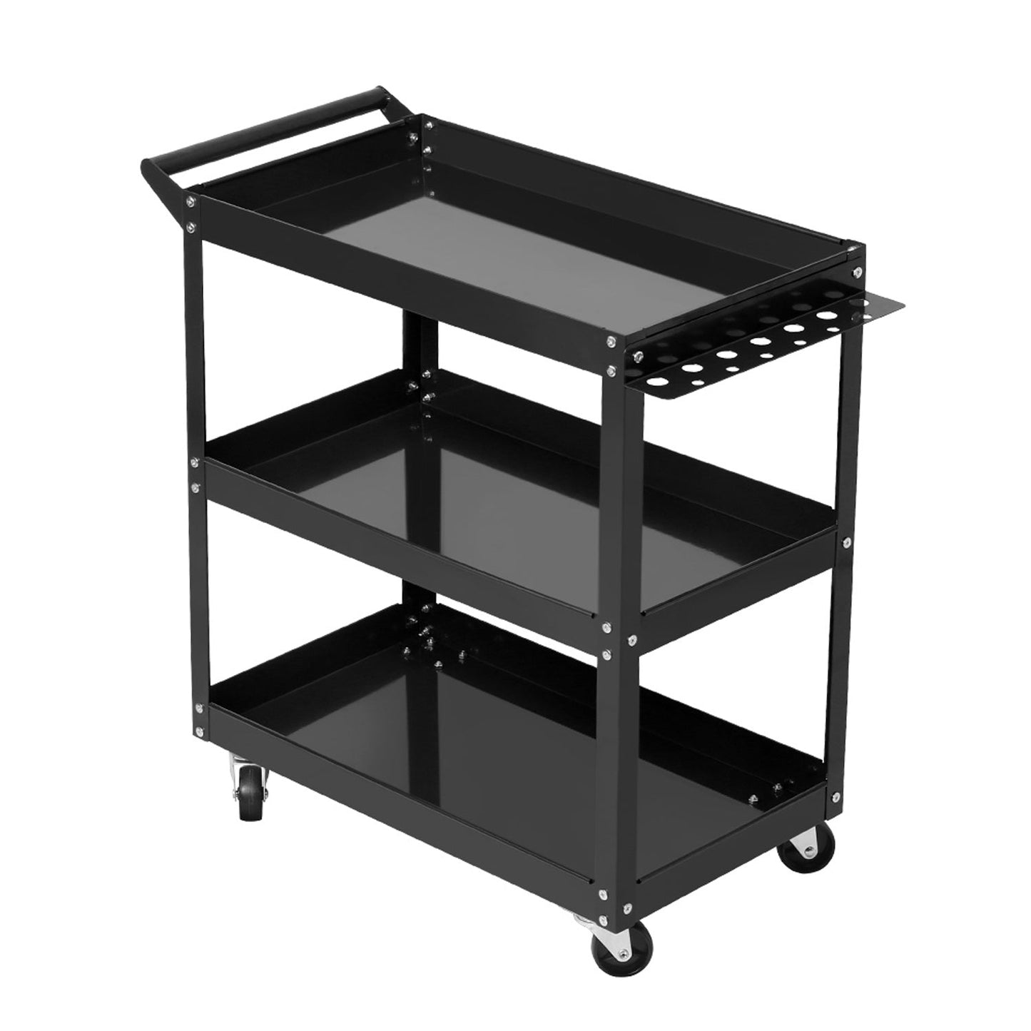 Three Tier Tool Cart - Black