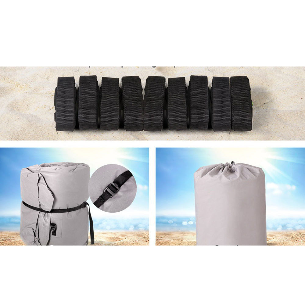 Adjustable Waterproof Boat Cover Grey - 14 - 16 Foot