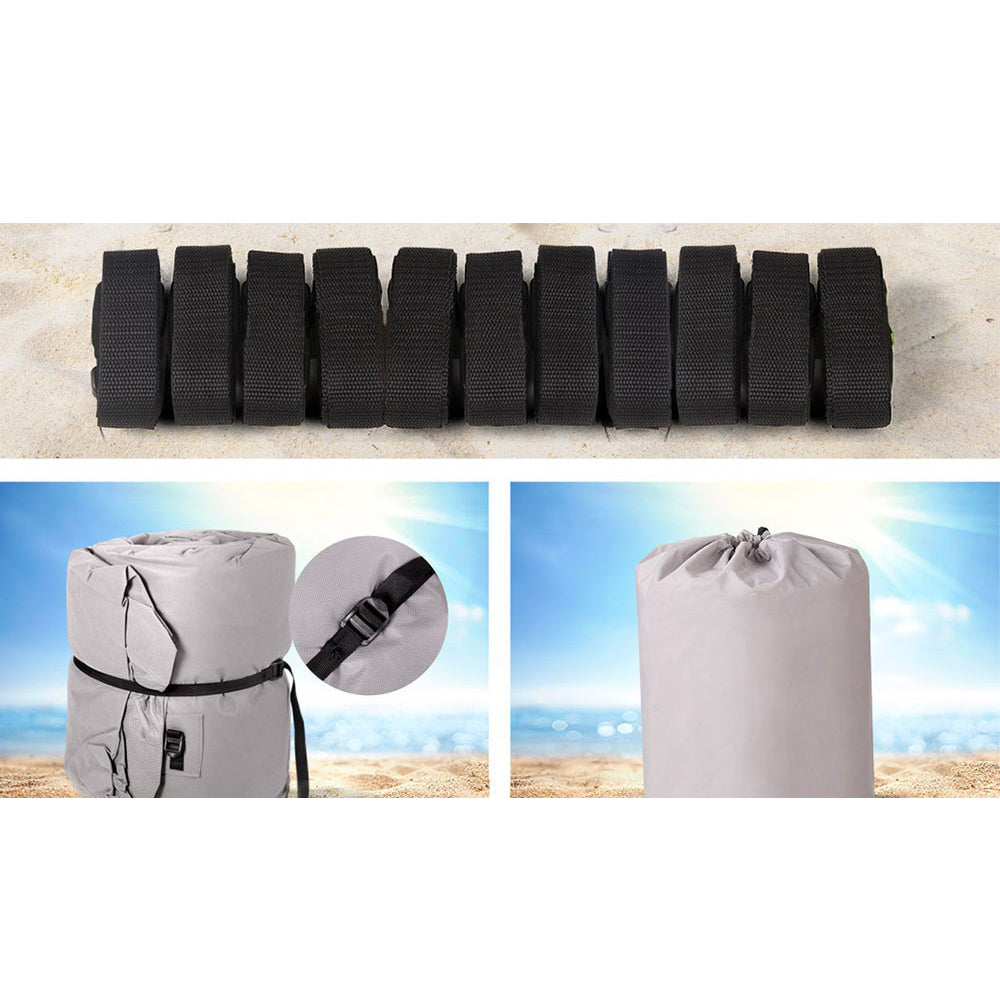 Adjustable Waterproof Boat Cover Grey - 16 - 18.5 Foot