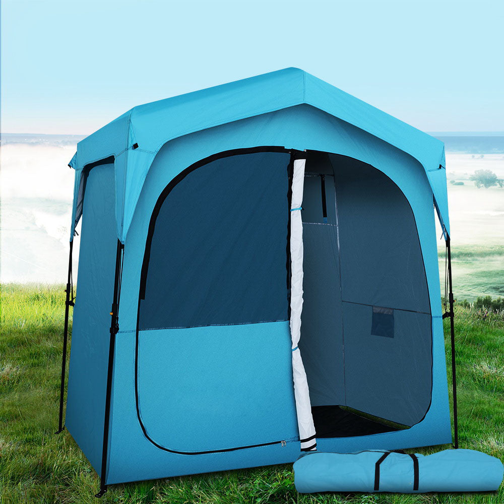 Pop up Camping Shower Portable Outdoor Tent - Blue