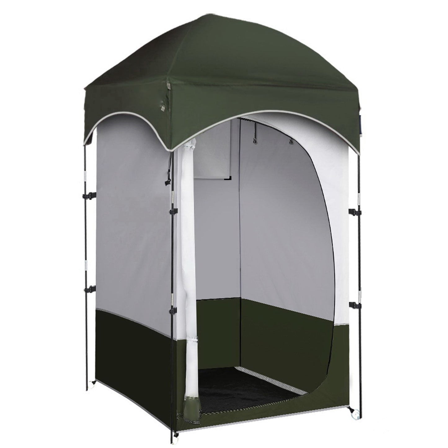 Portable Single Toilet Tent - Green