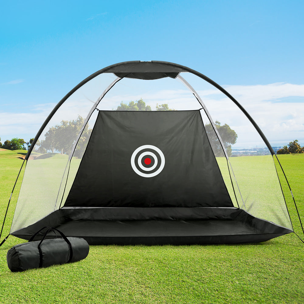 Golf Practice Net Tent Portable Training Aid Driving Target Mat Soccer - 3M