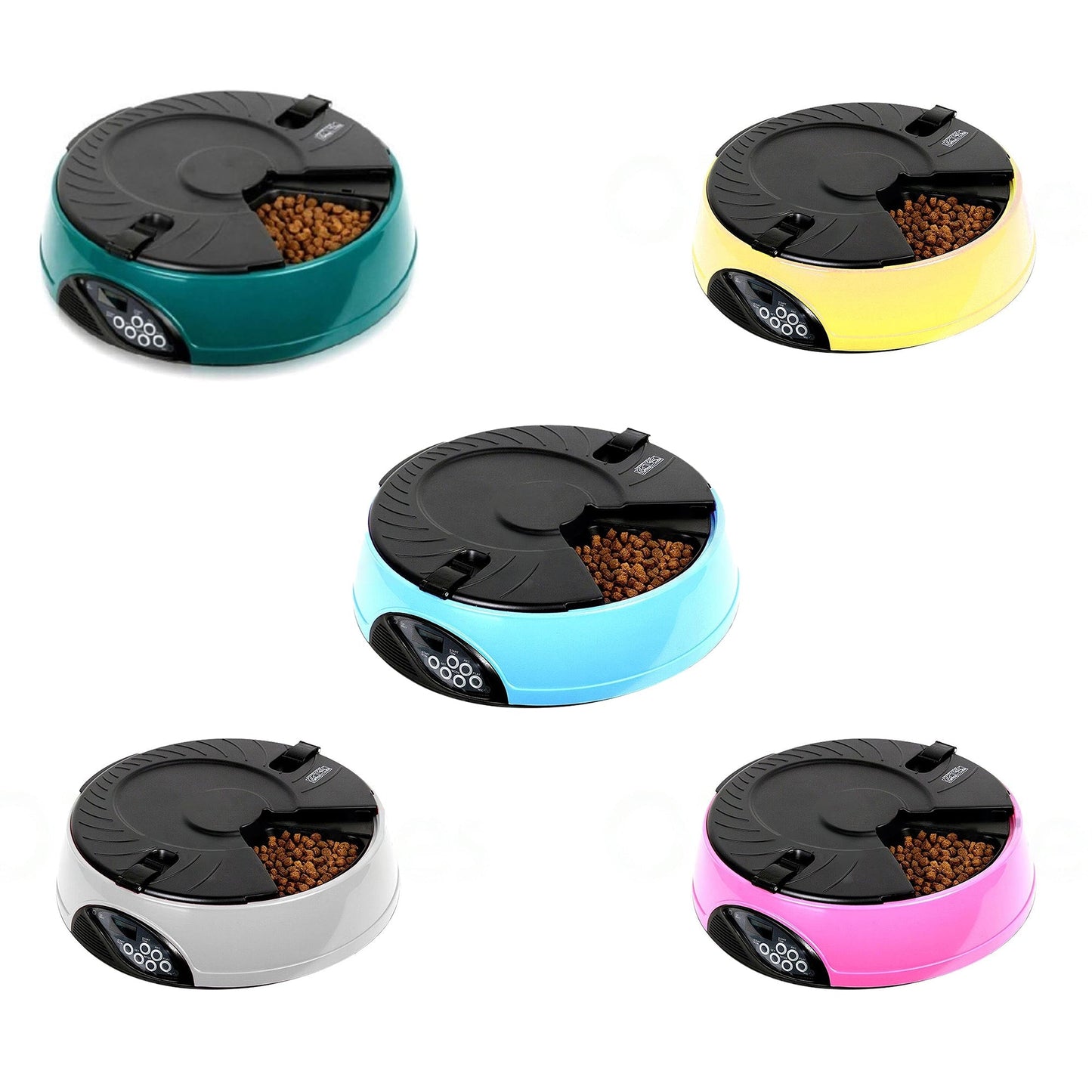 Automatic LCD Digital Pet Feeder with 6 Meal Program and Microphone