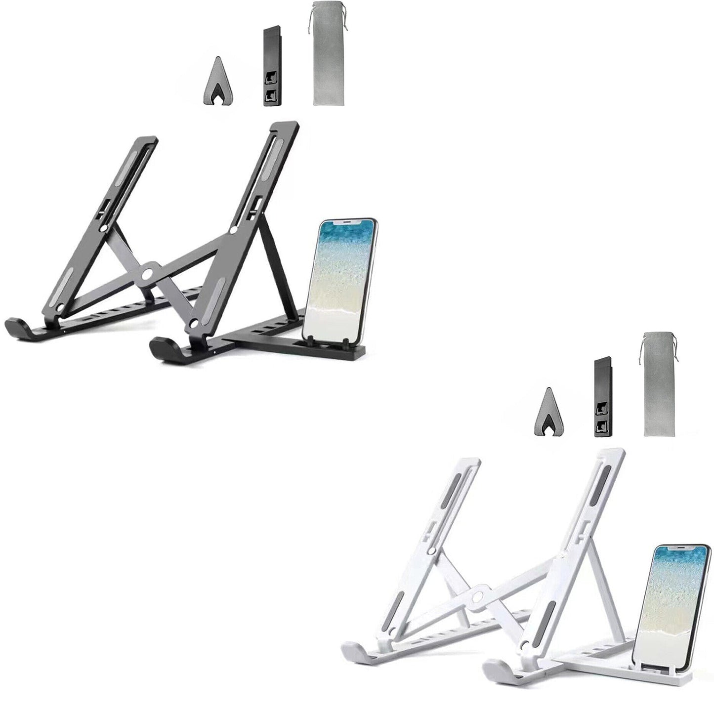 Adjustable Stand Tray for Laptops and Tablets Portable Desk Holder