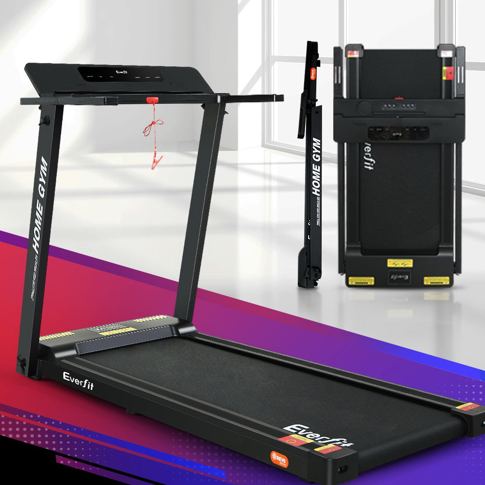 Treadmill Electric Fully Foldable Home Gym Exercise Fitness - Black