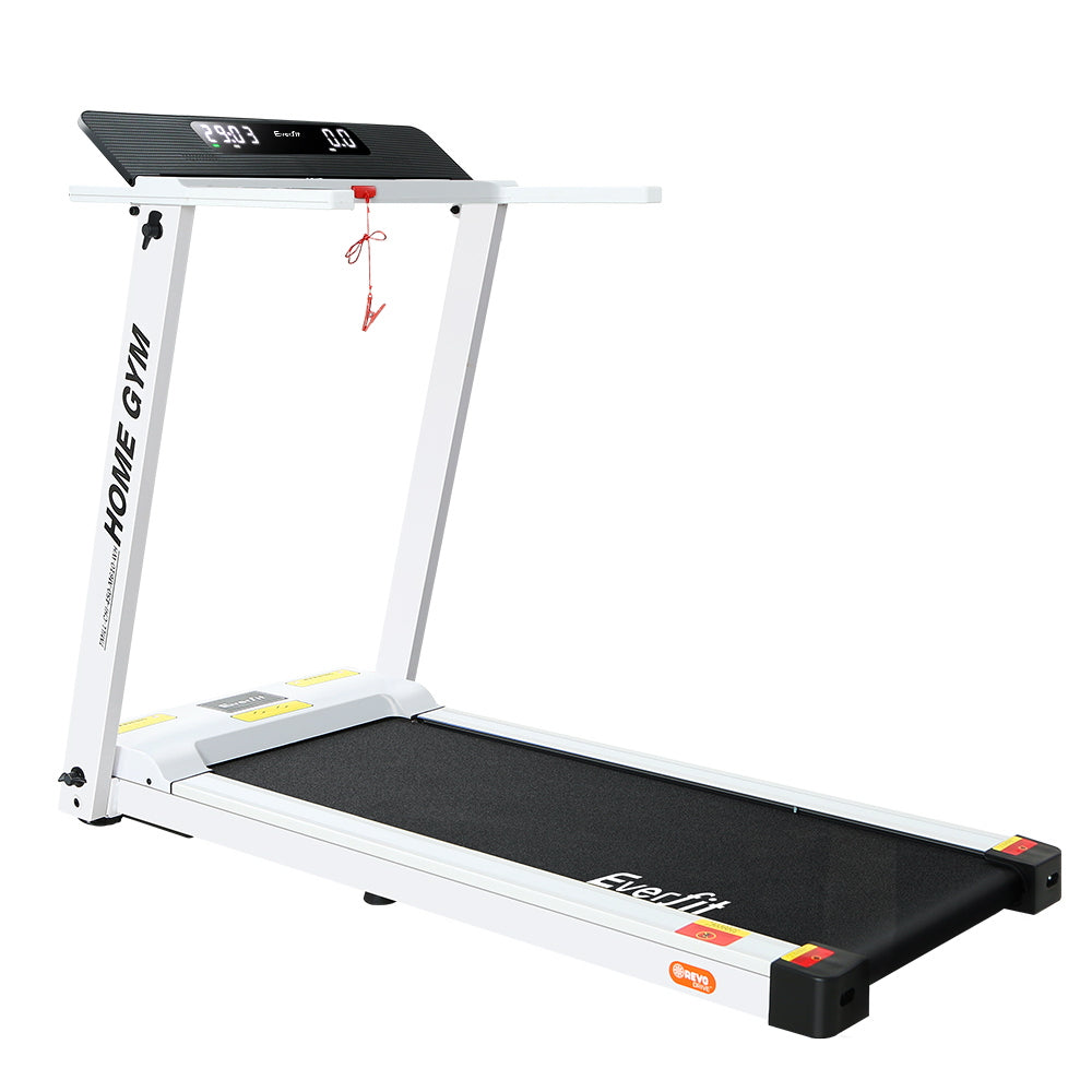 Treadmill Electric Fully Foldable Home Gym Exercise Fitness - White