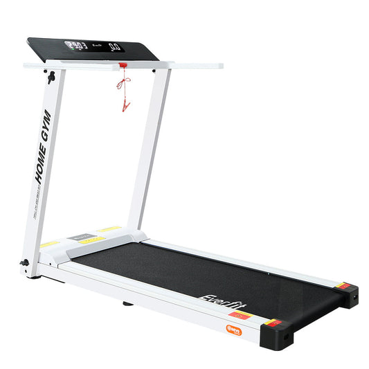 Treadmill Electric Fully Foldable Home Gym Exercise Fitness - White