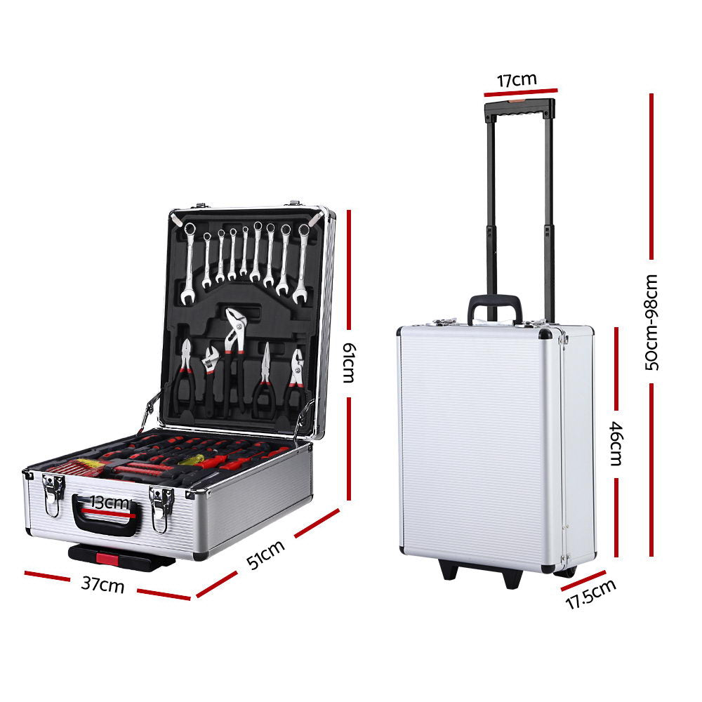 DIY Trolley Case Mechanic Box Toolbox Portable Set - 786pcs