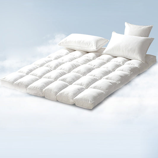 Bamboo Fibre Mattress Topper Protector - Single