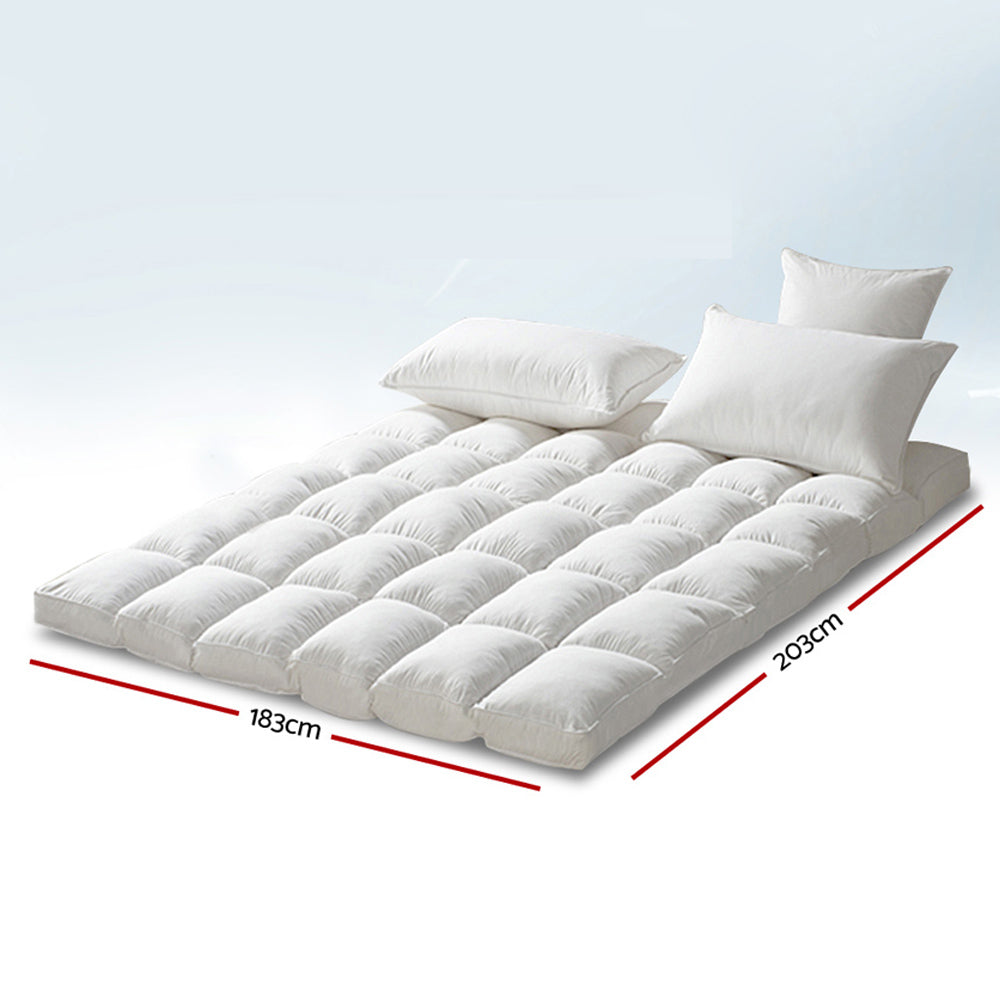 Microfibre Filling Mattress Topper 1000GSM - King