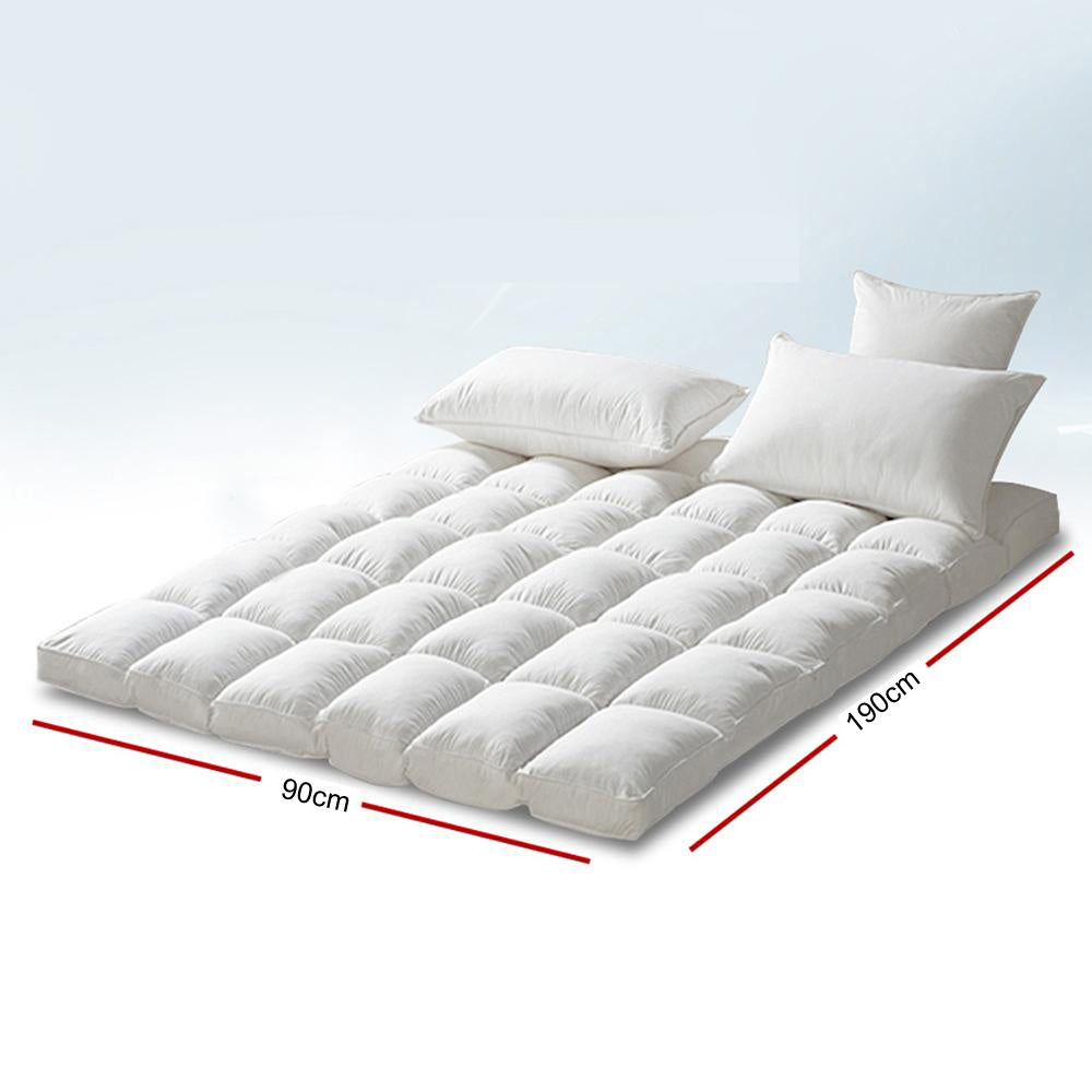 Microfibre Filling Mattress Topper 1000GSM - Single