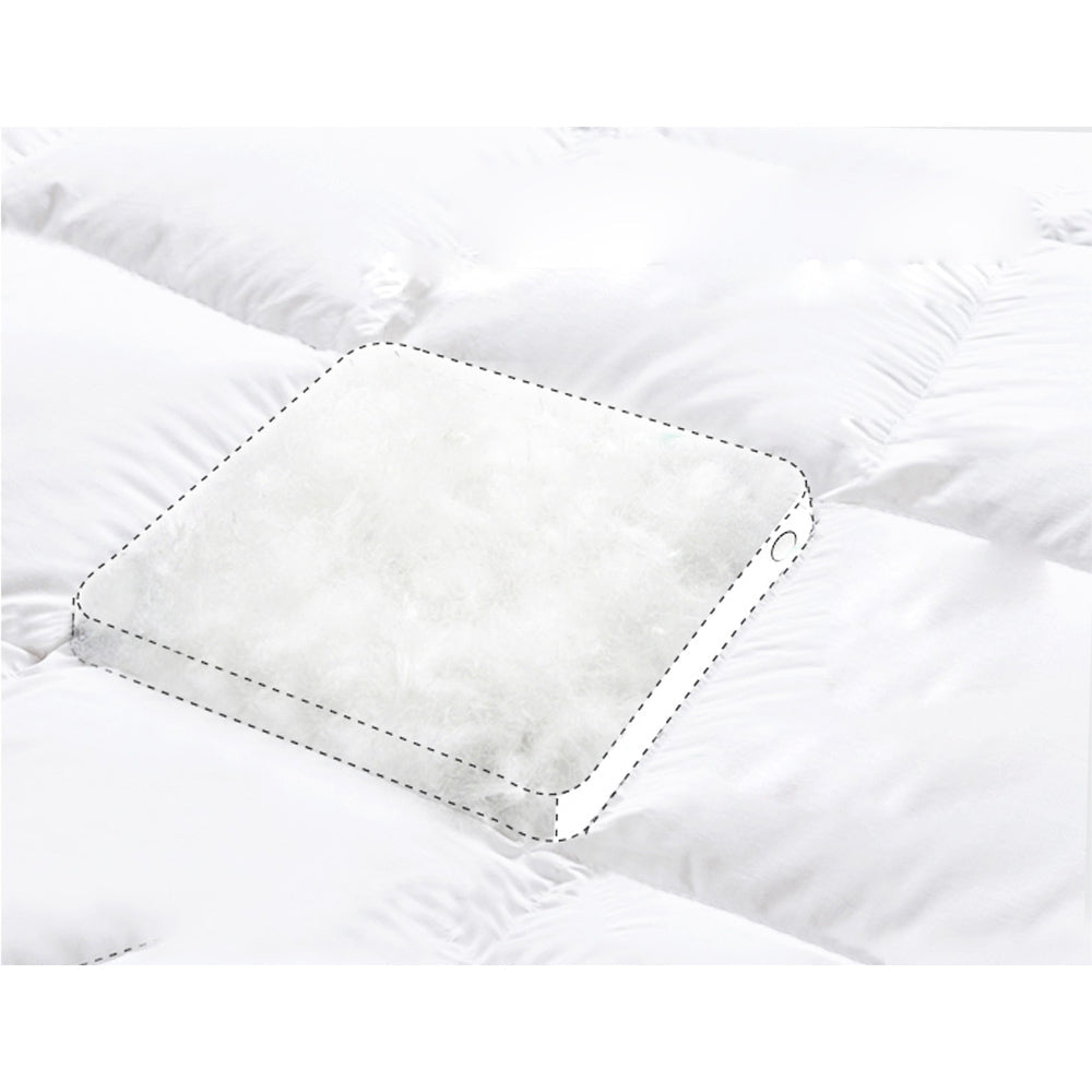 Microfibre Filling Mattress Topper 1000GSM - Double