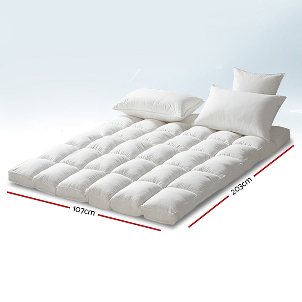 Microfibre Filling Mattress Topper 1000GSM - King Single