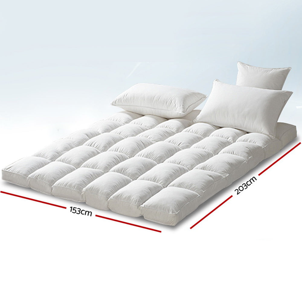 Bamboo Mattress Protector Topper Cover 1000GSM - Queen