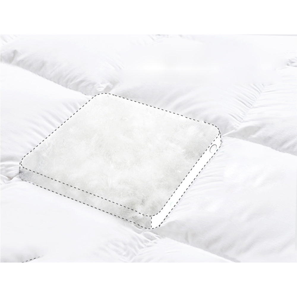 Bamboo Mattress Protector Topper Cover 1000GSM - Queen