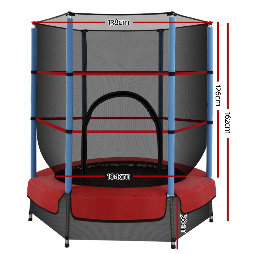 Outdoor Round Trampoline Enclosure - 4.5ft