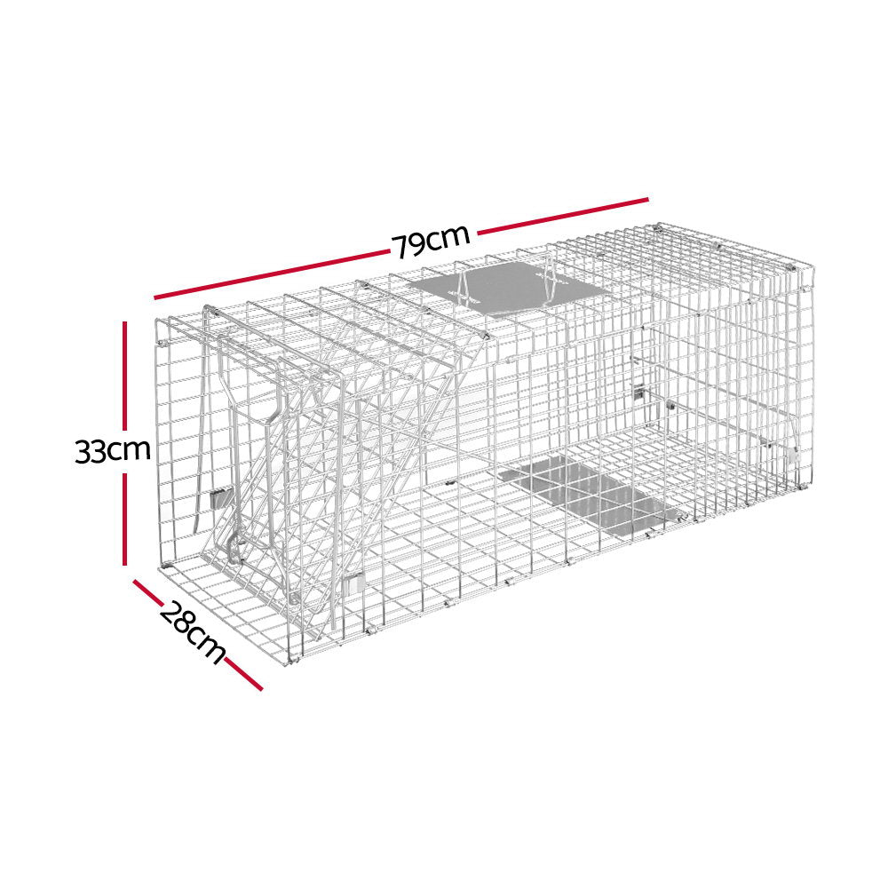 Animal Trap Humane Cage Catch - For Rabbit Cat Hare Fox