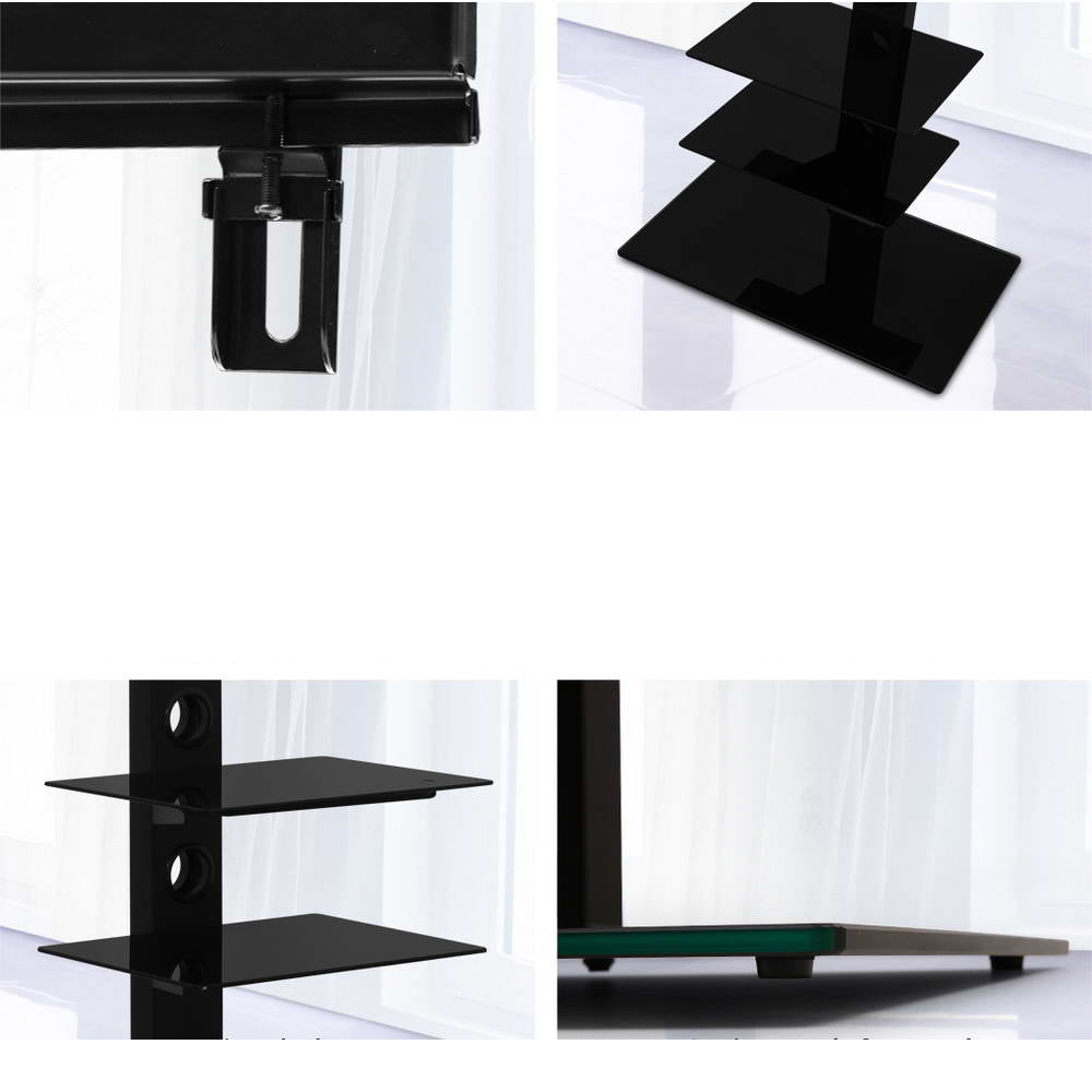 Floor TV Stand with Bracket 32 - 70 inch - Black