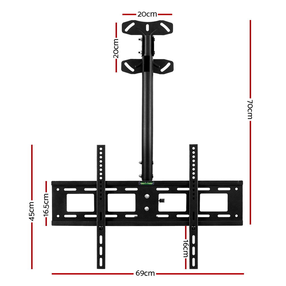 TV Wall Ceiling Mount Bracket Full Motion Tilt Swivel 32 42 50 55 60 65 70 75 inch