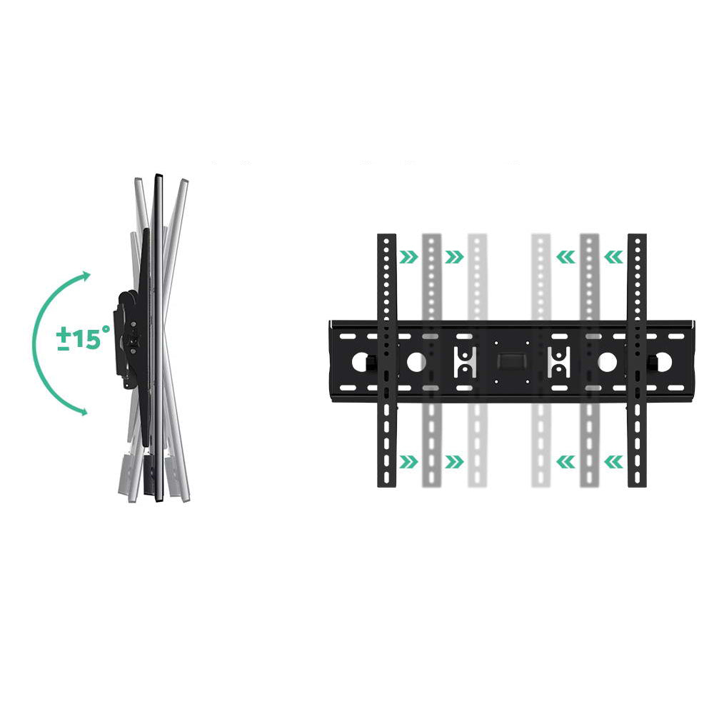 Wall Mount TV Bracket 32 - 60 inch - Black