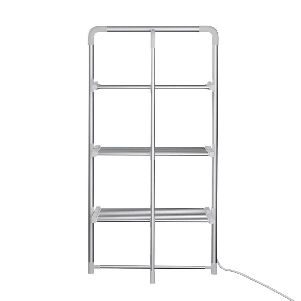 Electric Heated Towel Clothes Rail Rack Airer Dryer Warmer Stand 300W