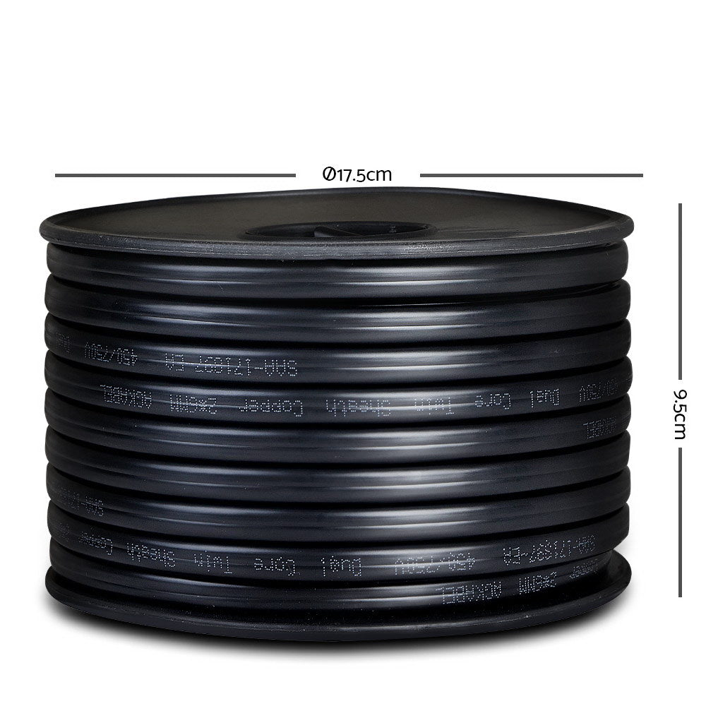 Twin Core Wire Electrical Automotive Cable 2 Sheath 450V - 30M