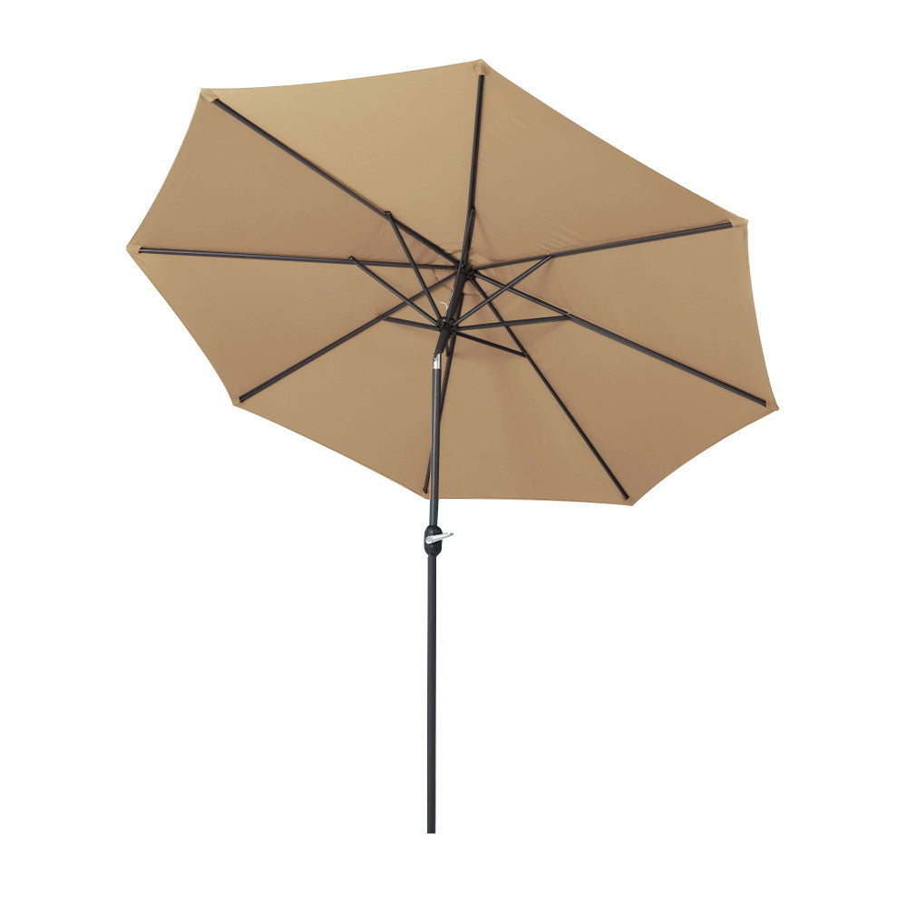 Outdoor Umbrella Garden Beach Tilt Sun Patio UV Pole - 3m
