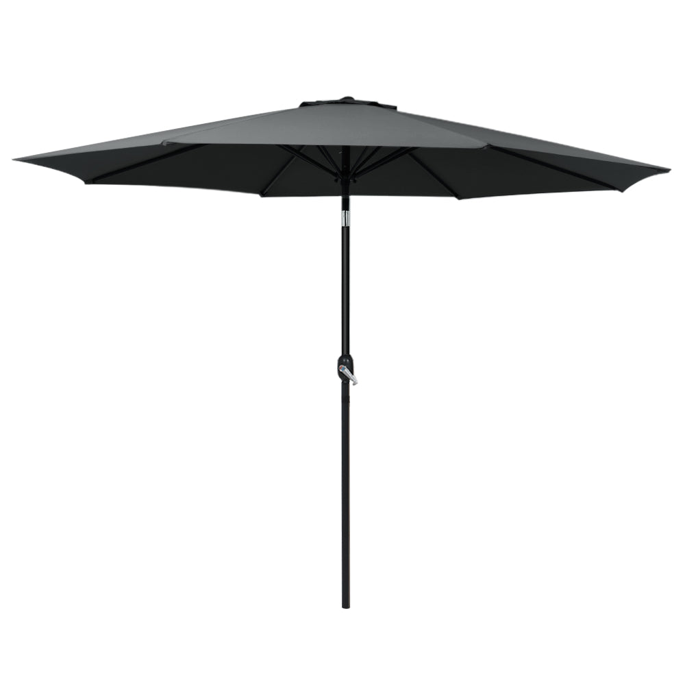 Outdoor Umbrella Garden Beach Tilt Sun Patio Deck UV Pole - 3m